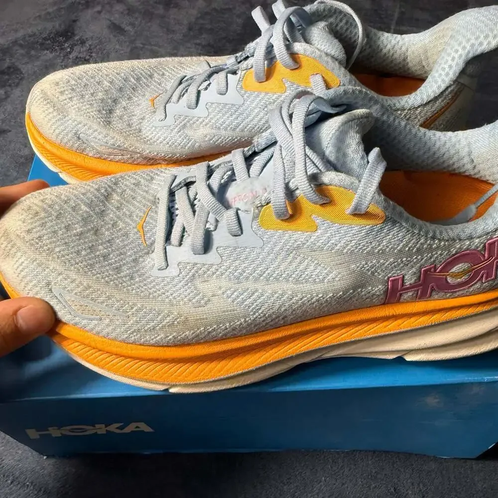 Hoka Women's Clifton 9 Running Shoes Airy Blue/Ice Water